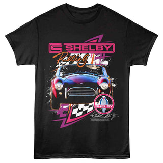 Carroll Shelby Carroll Shelby Graffiti Racing Adult T-Shirts