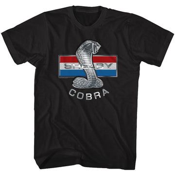 CARROLL SHELBY SNAKE STRIPES S T-Shirt in Black