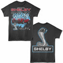 Carroll Shelby Splatter Cobra Smoke Adult T-Shirt