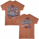 Carroll Shelby Gt 500 F B Rust Heather Adult T-Shirt