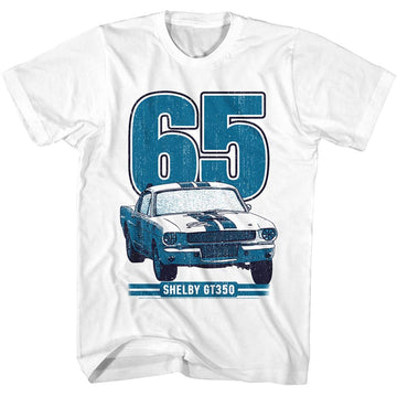 CARROLL SHELBY SHELBY 65 GT350 S T-Shirt in White