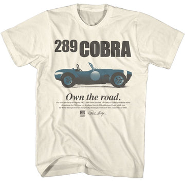 CARROLL SHELBY 289 COBRA S T-Shirt in Natural