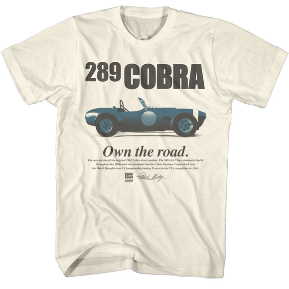 CARROLL SHELBY 289 COBRA S T-Shirt in Natural