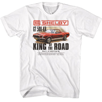 CARROLL SHELBY SHELBY KING MAG AD S T-Shirt in White