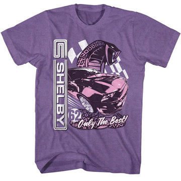 CARROLL SHELBY SHELBY ONLY THE BEST S T-Shirt in Purple Heather