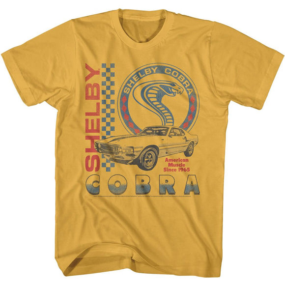 CARROLL SHELBY VINTAGE COLLAGE S T-Shirt in Ginger