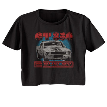 CARROLL SHELBY TRICOLOR GT350 LADIES FESTIVAL CALI S T-Shirt in Black