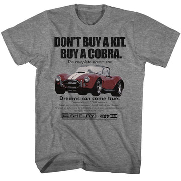CARROLL SHELBY BUY A COBRA S T-Shirt in Graphite Heather