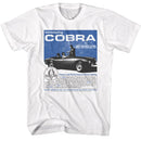 CARROLL SHELBY CARROL SHELBY 60S COBRA AD S T-Shirt in White