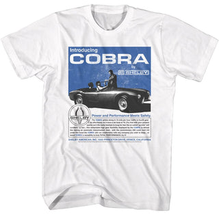 Carroll Shelby Carroll Shelby 60S Cobra Ad Adult T-Shirts