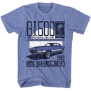 CARROLL SHELBY 428 COBRA JET S T-Shirt in Light BLUE Heather
