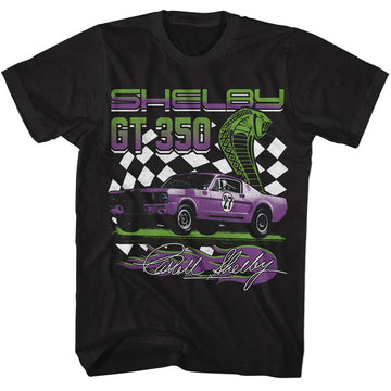 CARROLL SHELBY SHELBY GT 350 RACING S T-Shirt in Black