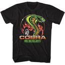 CARROLL SHELBY DRAGON SNAKE BURNOUT S T-Shirt in Black