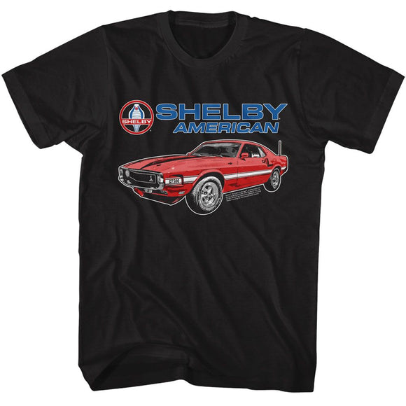 CARROLL SHELBY AMERICAN S T-Shirt in Black