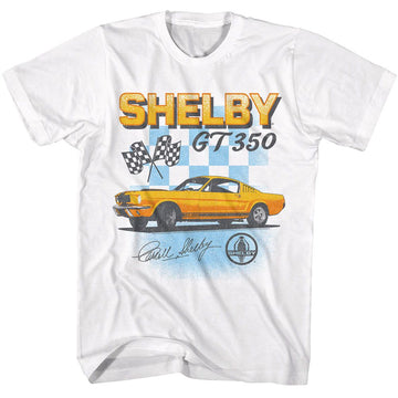 CARROLL SHELBY SHELBY GT 350 S T-Shirt in White