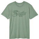 CARROLL SHELBY COBRA SNAKE SCRIPT VINTAGE WASH S T-Shirt in Basil