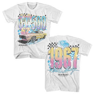 Carroll Shelby Carroll Shelby Gt 500 67 Gradient Adult T-Shirts