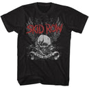 SKID ROW SKULL AND WINGS S T-Shirt in Black