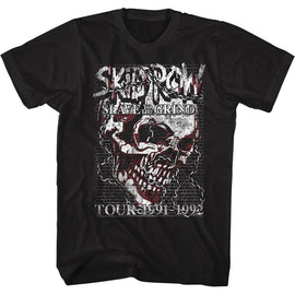 SKID ROW SKULL CHAIN S T-Shirt in Black