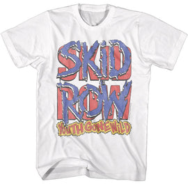 SKID ROW LOGO AND YGW S T-Shirt in White