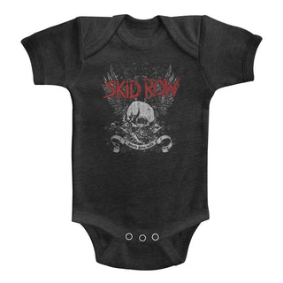 Skid Row Skull And Wings Infant Baby One-Pieces