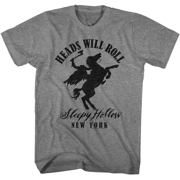 SLEEPY HOLLOW NEW YORK S T-Shirt in Graphite Heather