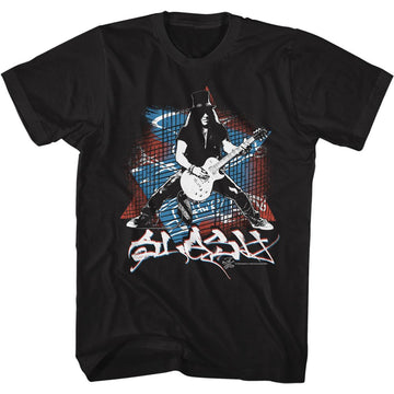 SLASH SPLASH S T-Shirt in Black