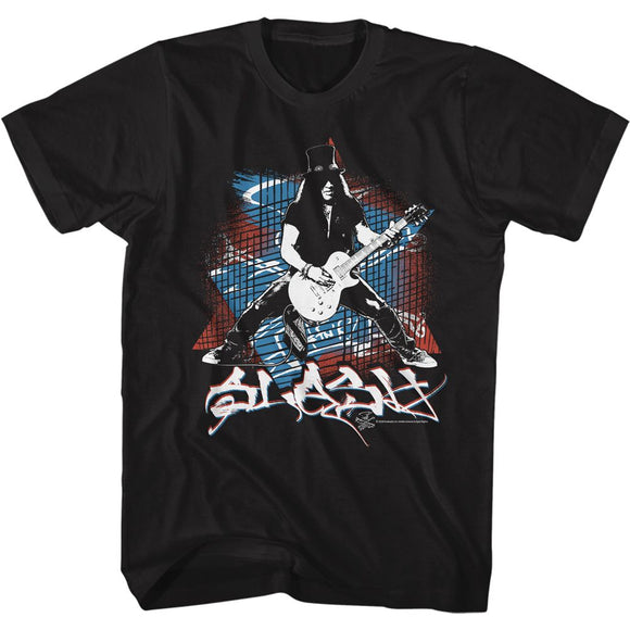 SLASH SPLASH S T-Shirt in Black