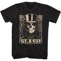 Slash Slash Skull Cream Adult T-Shirts