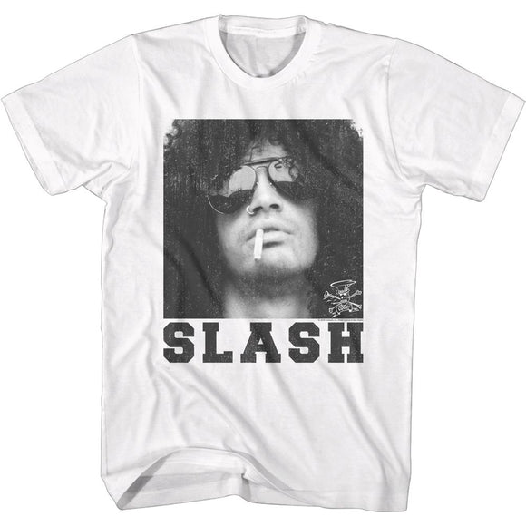 SLASH SMOKING S T-Shirt in White