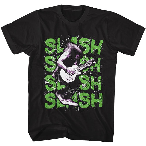 SLASH SHATTER S T-Shirt in Black