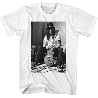 Slash Slash Bw Slash Guitar Adult T-Shirts