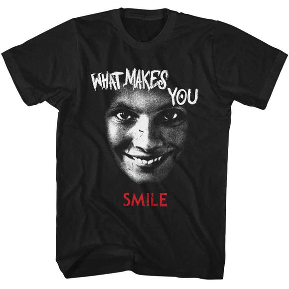 SMILE WHAT MAKES YOU S T-Shirt in Black