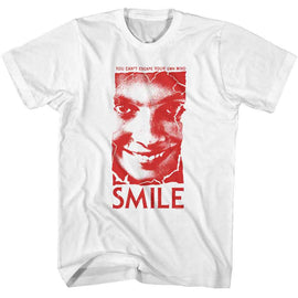 SMILE CANT ESCAPE YOUR MIND S T-Shirt in White