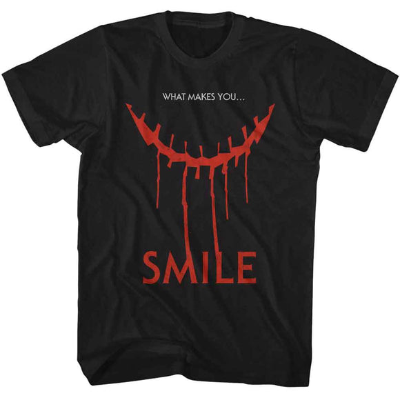 SMILE DRIPPING S T-Shirt in Black