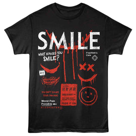 SMILE PSYCHIATRIC CARE S T-Shirt in Black