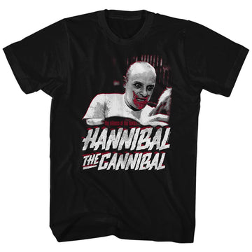 SILENCE OF THE LAMBS THE CANNIBAL S T-Shirt in Black