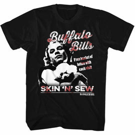 SILENCE OF THE LAMBS SKINSEW S T-Shirt in Black