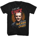 SILENCE OF THE LAMBS FAVA BEANS AND CHIANTI S T-Shirt in Black