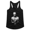 SILENCE OF THE LAMBS GLAM SHOT LADIES SLIMFIT RACERBACK S T-Shirt in Black