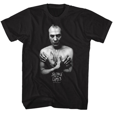 SILENCE OF THE LAMBS GLAM SHOT S T-Shirt in Black