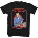 SILENCE OF THE LAMBS FRIEND FOR DINNER S T-Shirt in Black