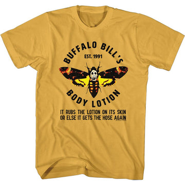 SILENCE OF THE LAMBS BILLS BODY LOTION S T-Shirt in Ginger