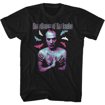 SILENCE OF THE LAMBS BILL NEON COLORS S T-Shirt in Black