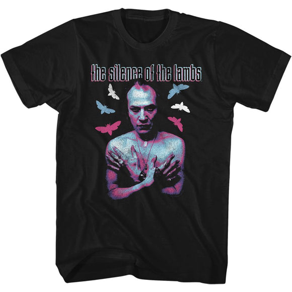 SILENCE OF THE LAMBS BILL NEON COLORS S T-Shirt in Black