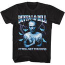 SILENCE OF THE LAMBS SILENCE IT WILL GET THE HOSE S T-Shirt in Black