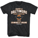 SILENCE OF THE LAMBS SILENCE BALTIMORE STATE S T-Shirt in Black Heather