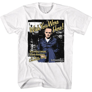 SILENCE OF THE LAMBS SILENCE HANNIBAL CELL S T-Shirt in White