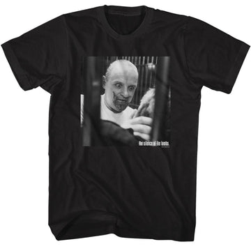 SILENCE OF THE LAMBS SOL LECTER SCREENSHOT S T-Shirt in Black