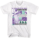 SILENCE OF THE LAMBS SILENCE JAPANESE TEXT S T-Shirt in White